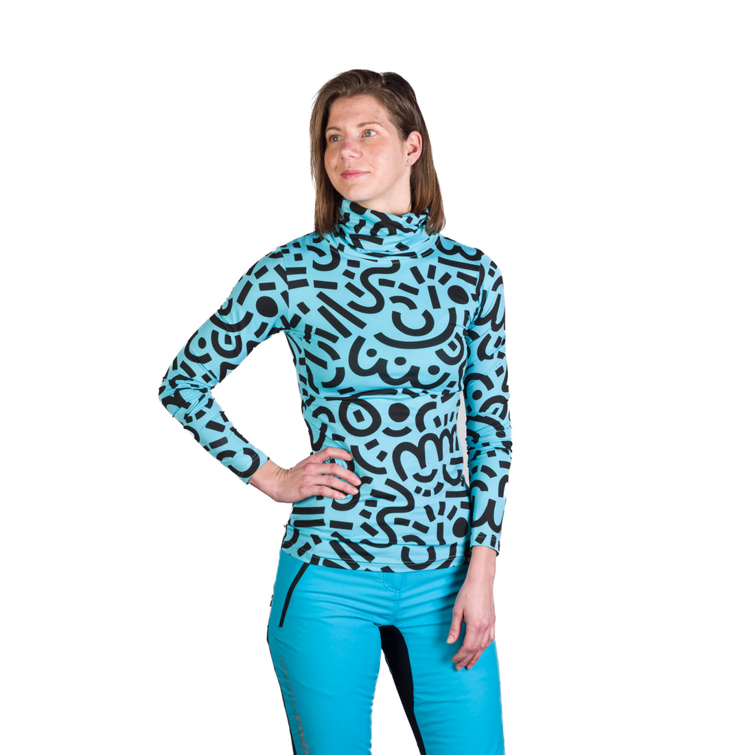 Women's ski-touring quick-drying T-shirt Dri-release® KRALOVA 2