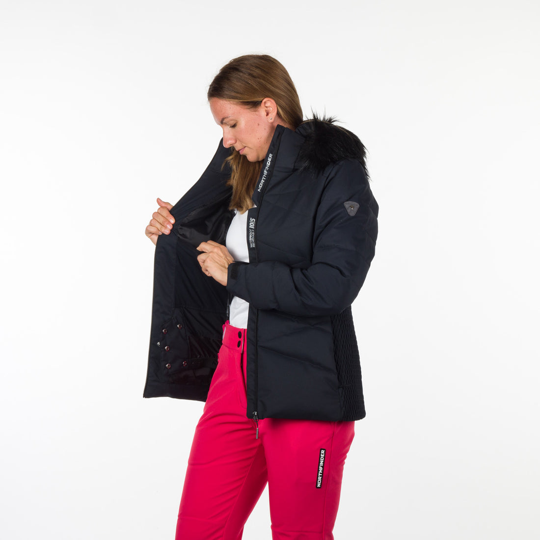 Women's ski trend jacket insulated full pack KENNEDI