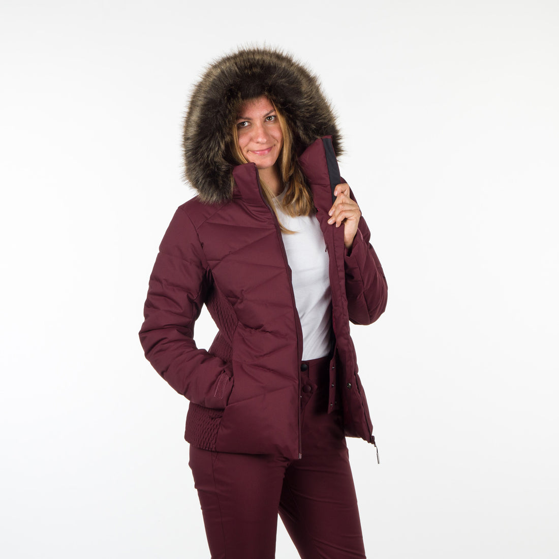 Women's ski trend jacket insulated full pack KENNEDI