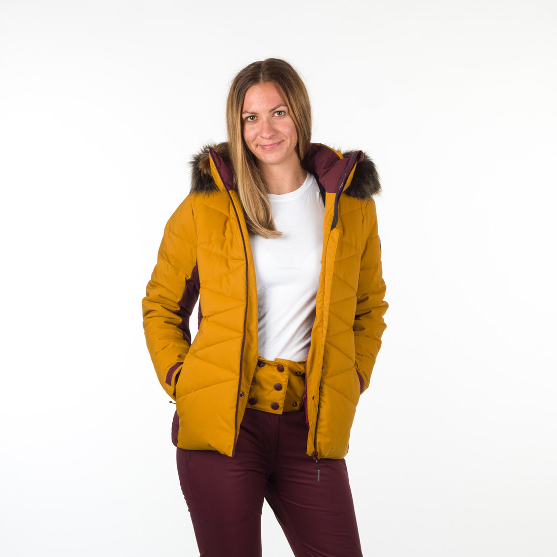 Women's ski trend jacket insulated full pack KENNEDI