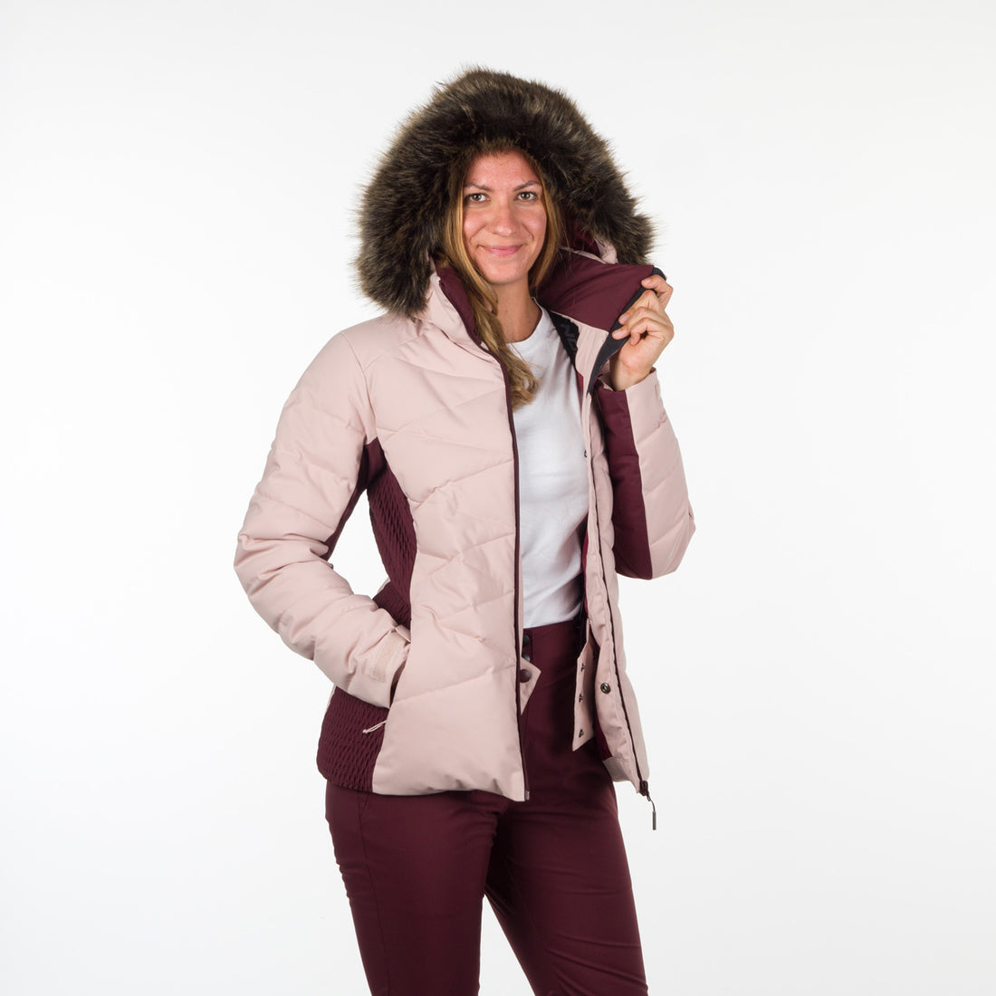 Women's ski trend jacket insulated full pack KENNEDI