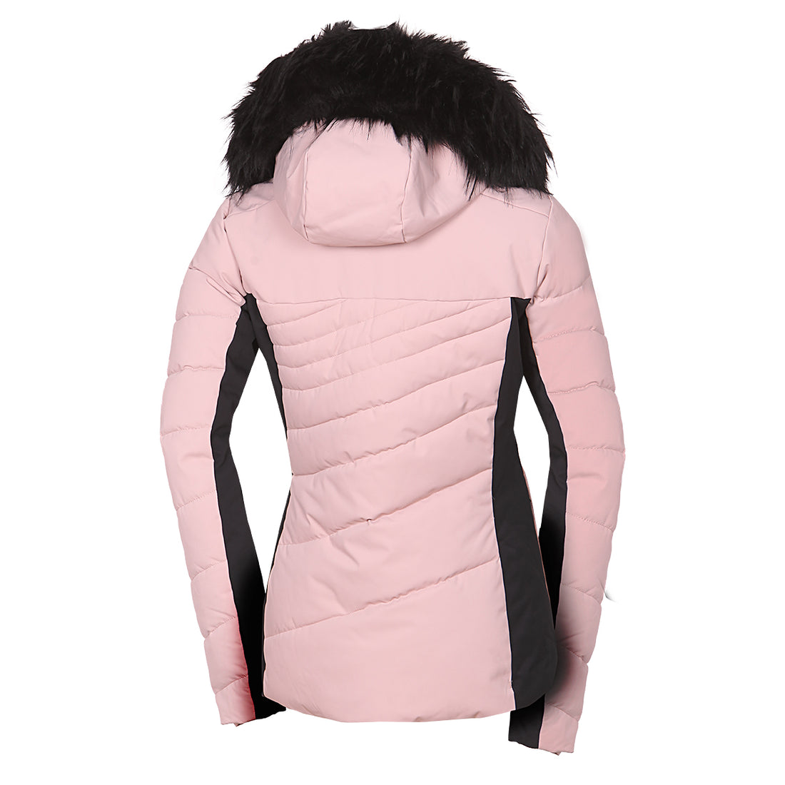 Women's ski trendy insulated jacket with KELLIE fur