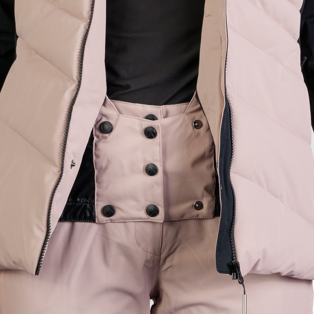 Women's ski trendy insulated jacket with KELLIE fur