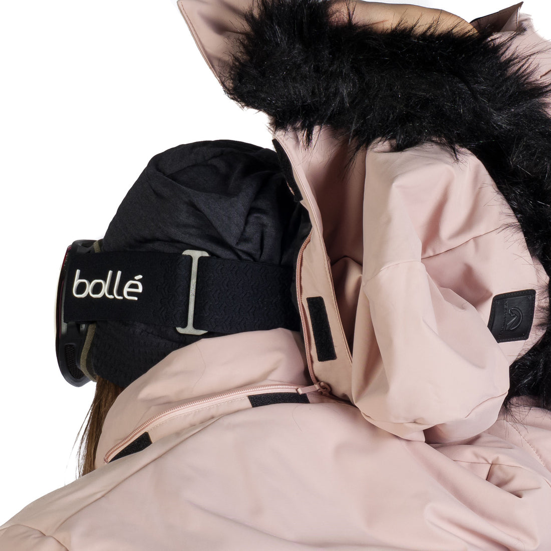 Women's ski trendy insulated jacket with KELLIE fur