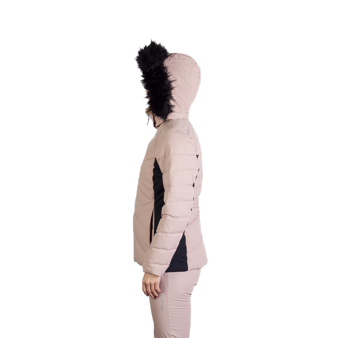 Women's ski trendy insulated jacket with KELLIE fur