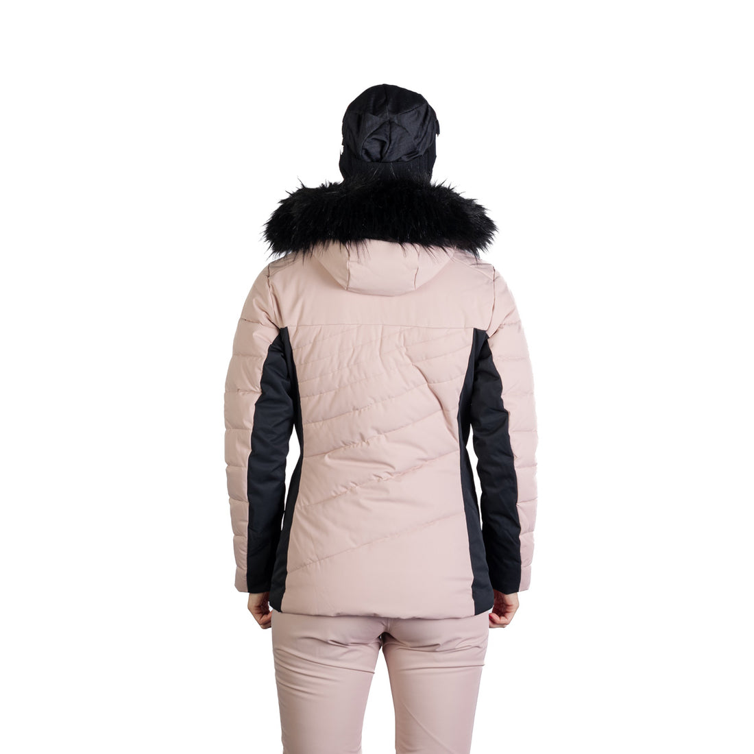 Women's ski trendy insulated jacket with KELLIE fur