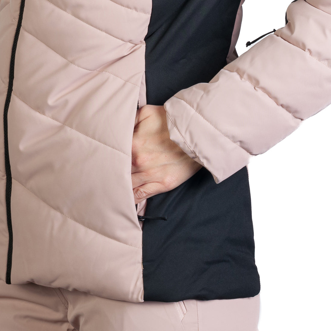 Women's ski trendy insulated jacket with KELLIE fur