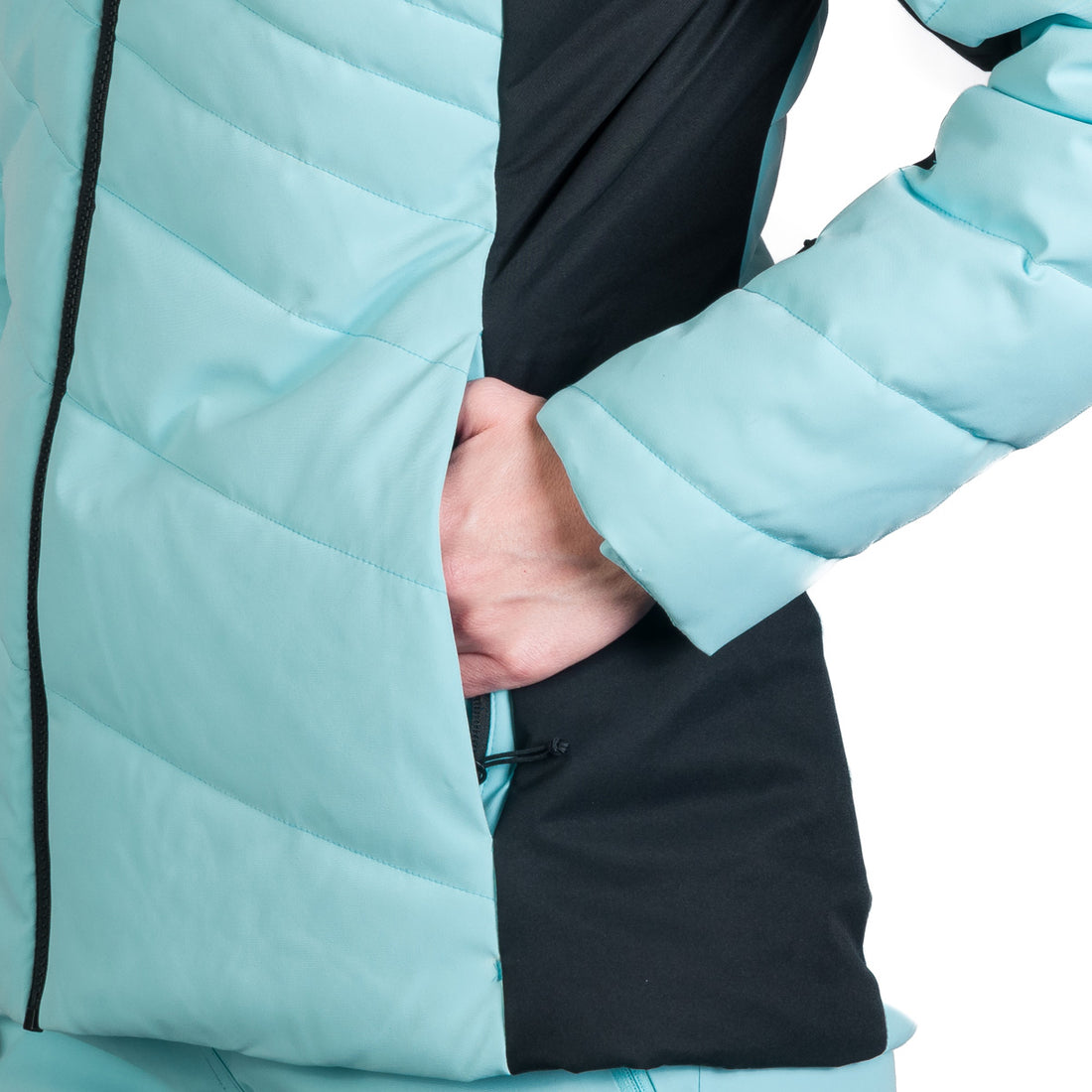 Women's ski trendy insulated jacket with KELLIE fur
