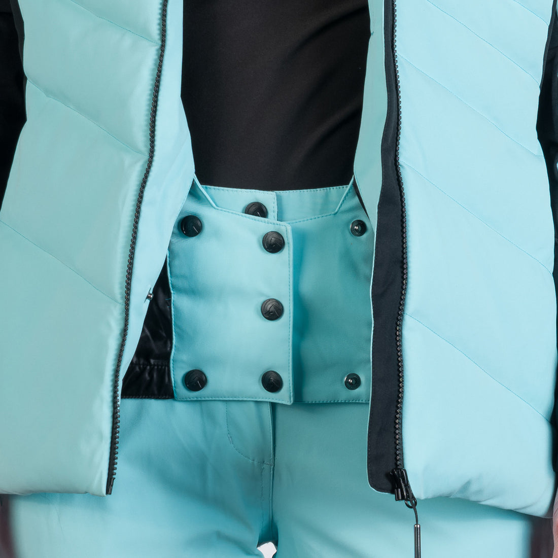Women's ski trendy insulated jacket with KELLIE fur