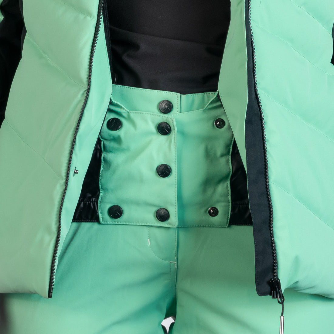 Women's ski trendy insulated jacket with KELLIE fur
