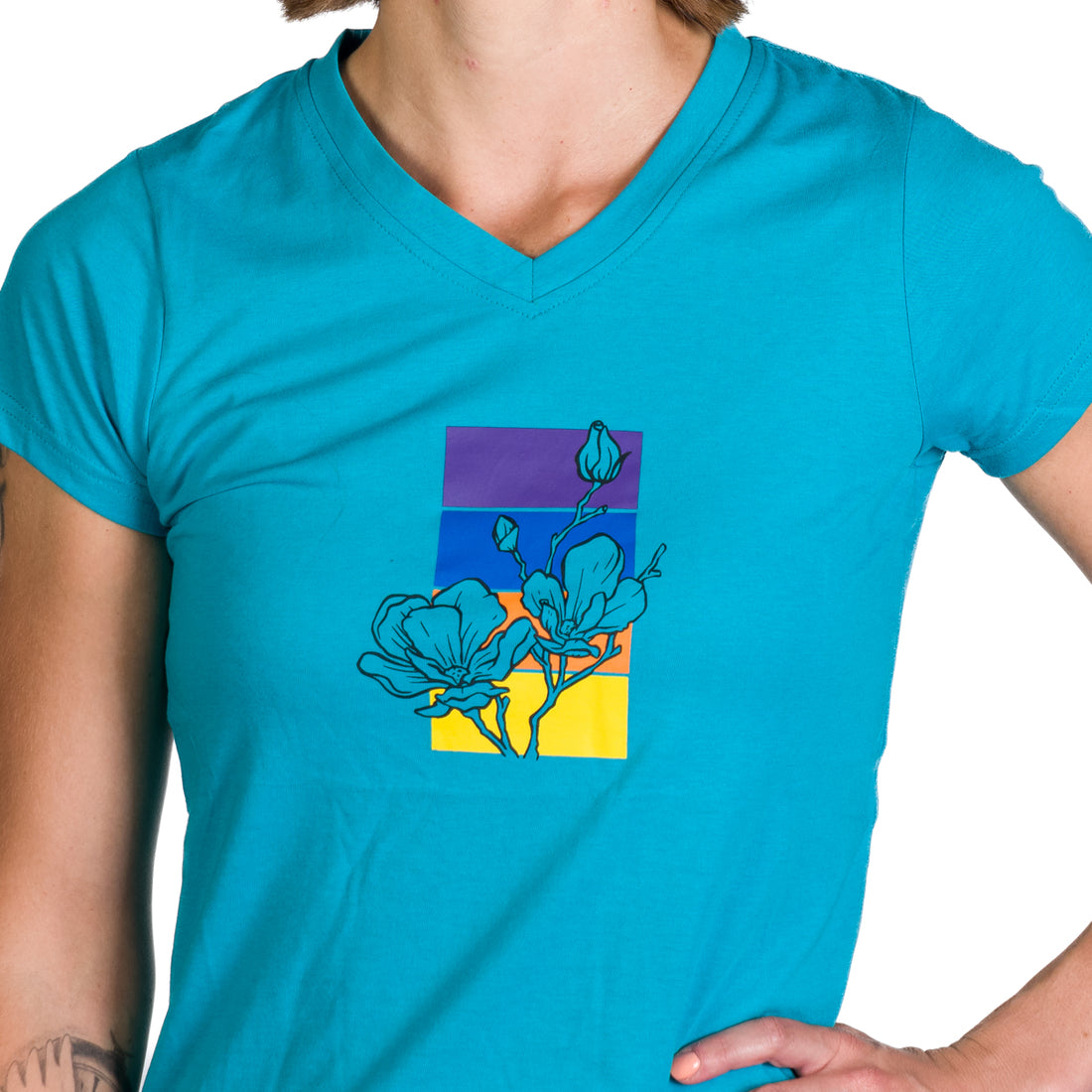 Women's t-shirt light comfortable TR-4914OR MEAGAN