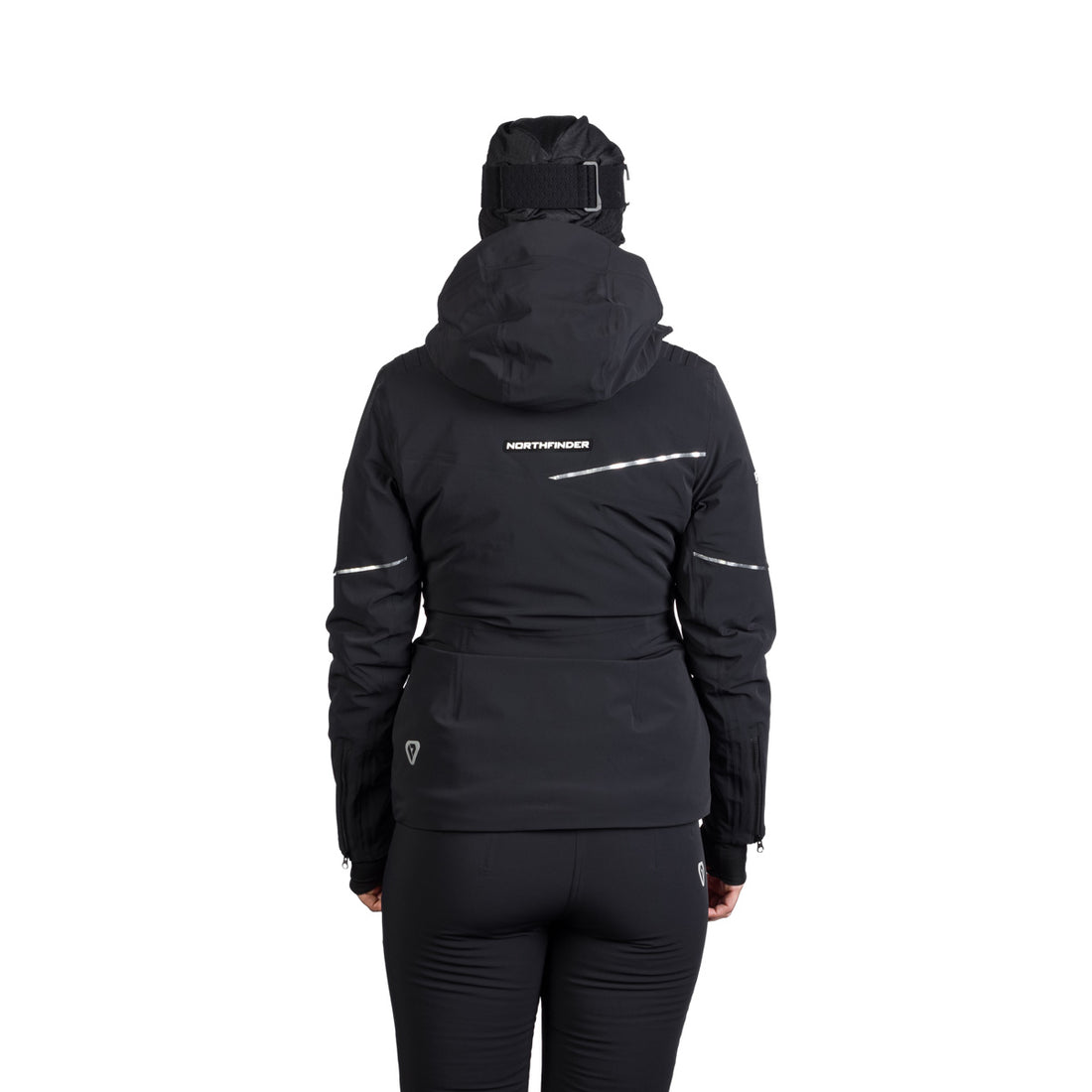Women's technical ski jacket with full equipment DEBBY