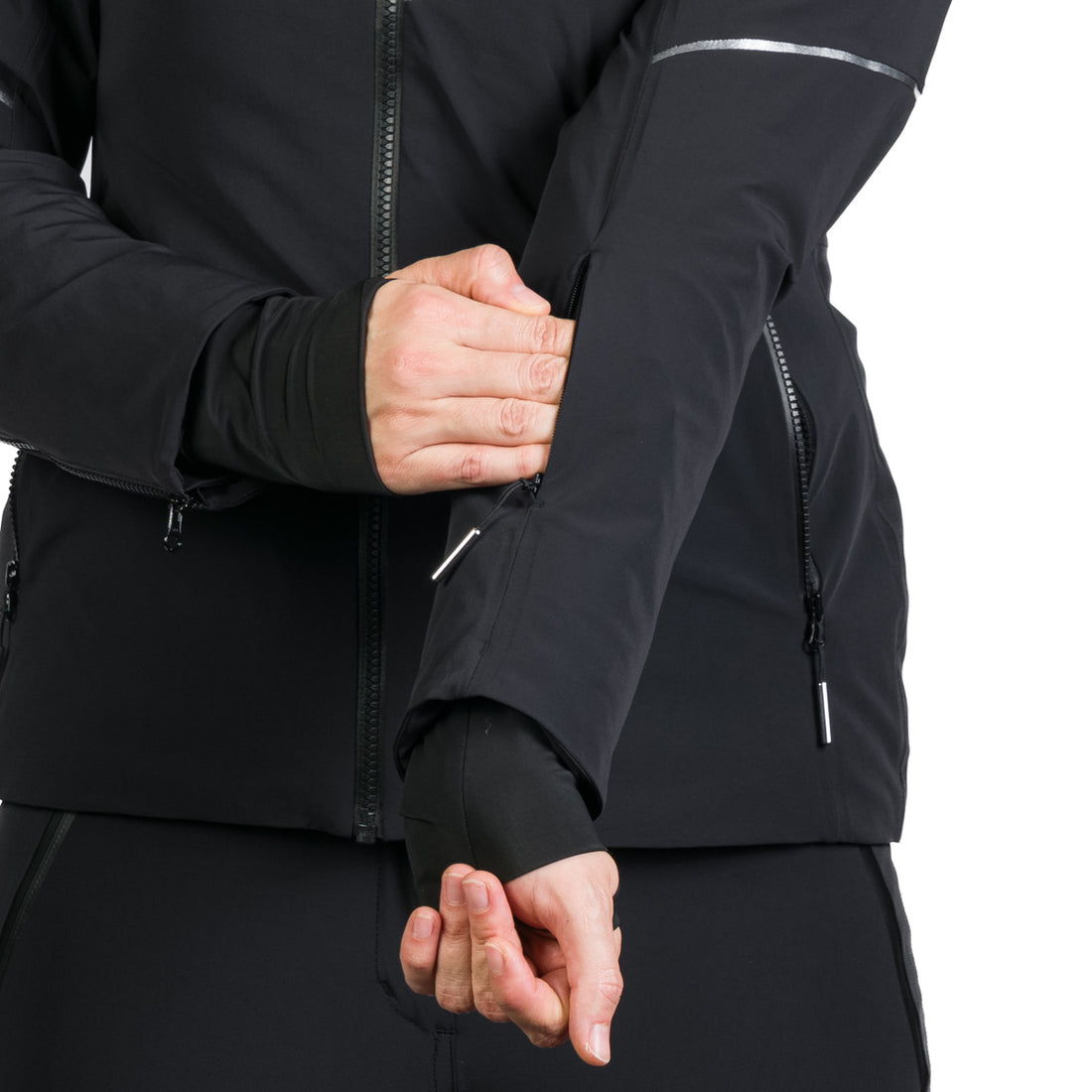 Women's technical ski jacket with full equipment DEBBY