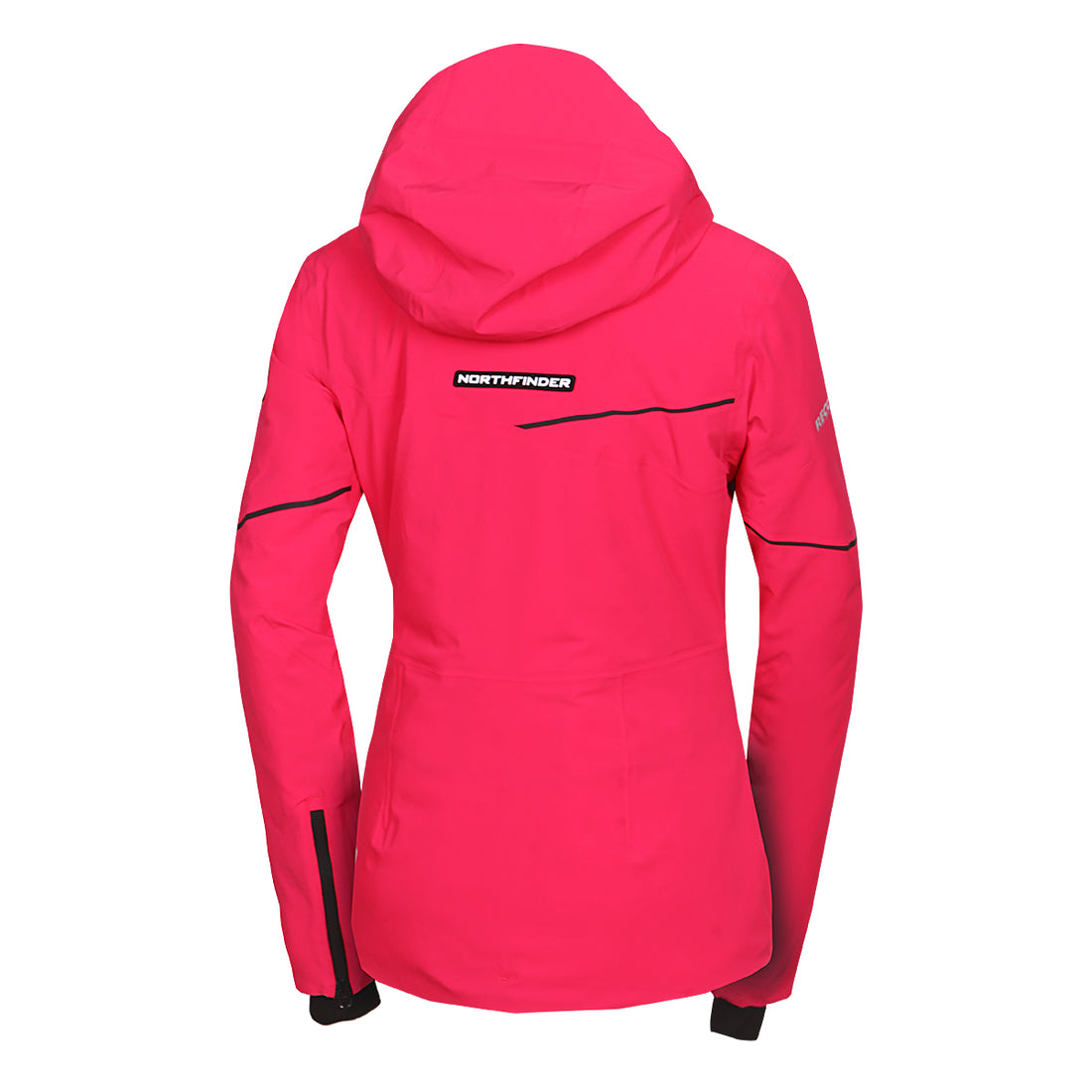 Women's technical ski jacket with full equipment DEBBY