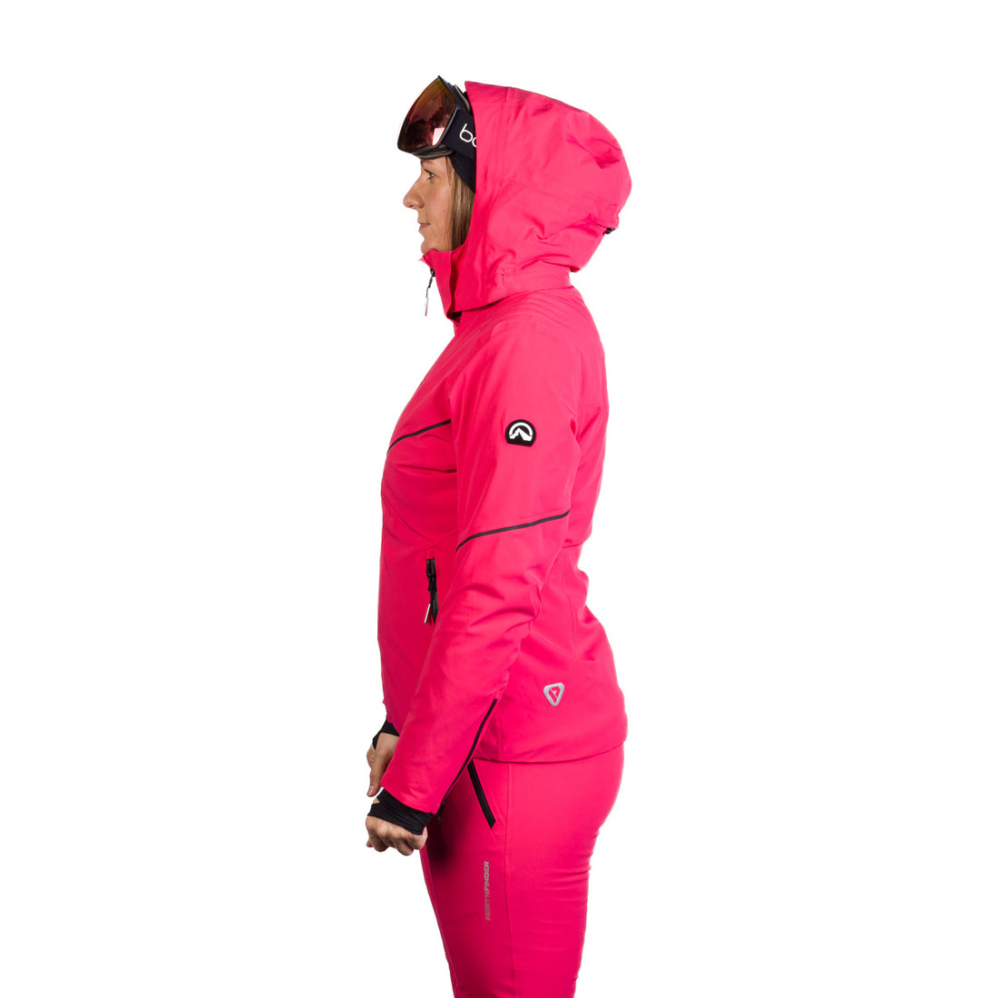 Women's technical ski jacket with full equipment DEBBY