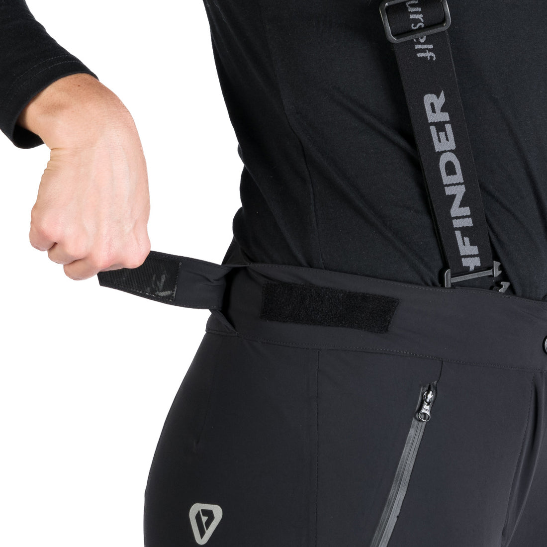  Women's technical ski pants with full GRETCHEN equipment