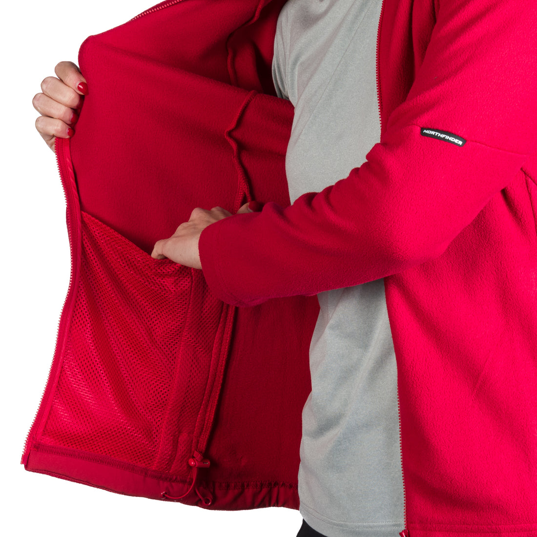 Women's warm fleece sweatshirt JANA
