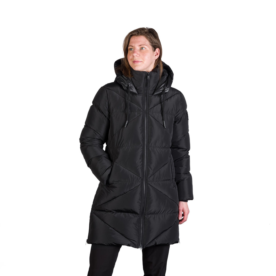 Women's warm quilted jacket KIM