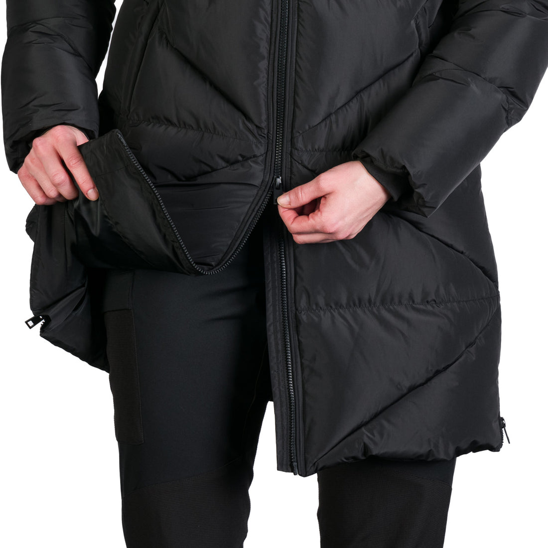 Women's warm quilted jacket KIM
