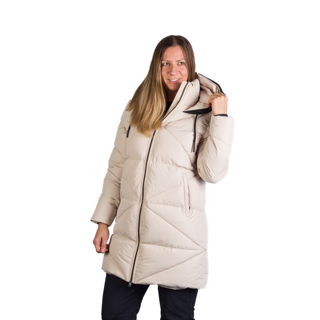 Women's warm quilted jacket KIM