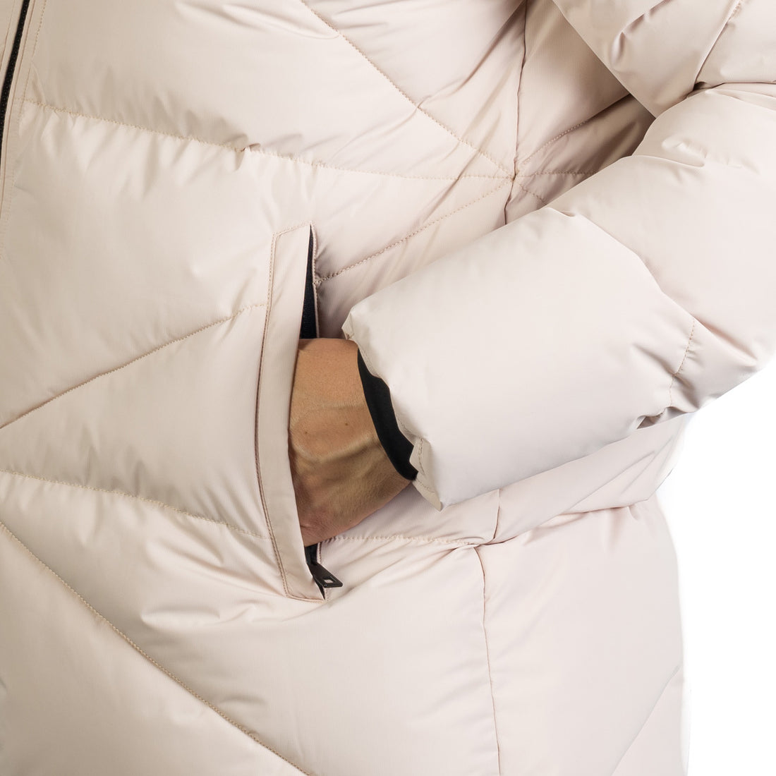 Women's warm quilted jacket KIM
