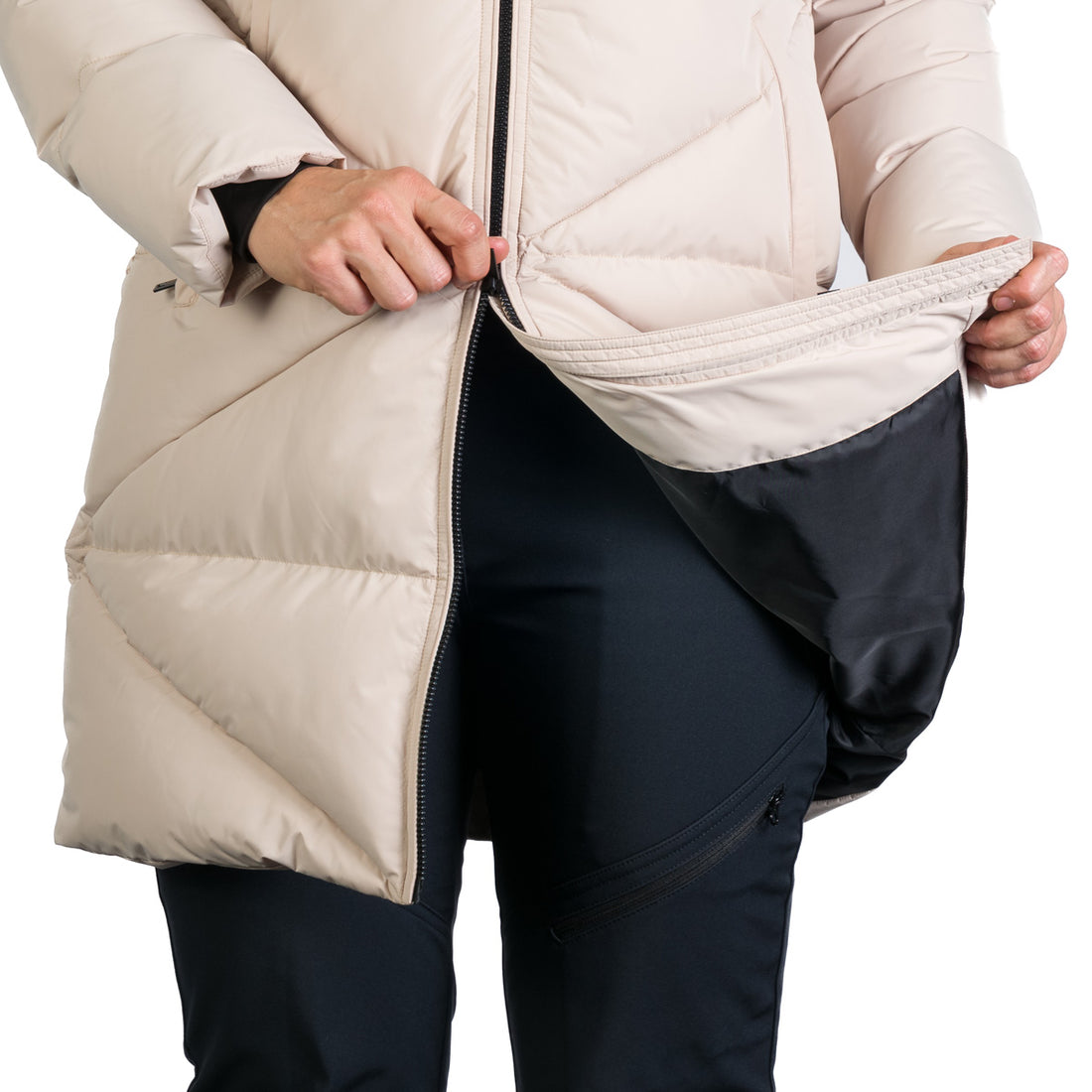 Women's warm quilted jacket KIM