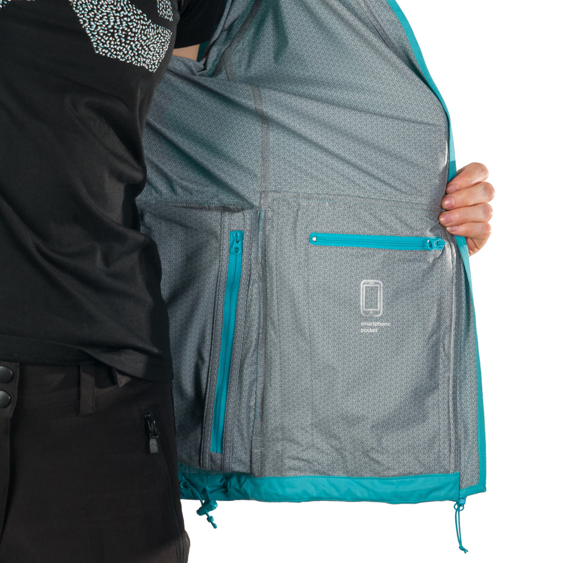  Women's waterproof multisport packable jacket 2.5L NORTHKITPRO1