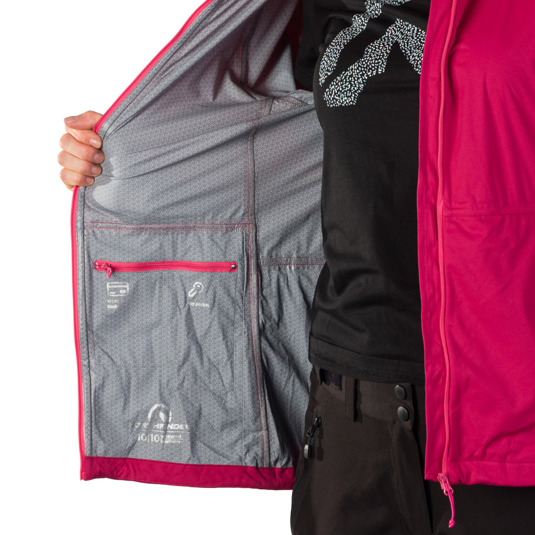  Women's waterproof multisport packable jacket 2.5L NORTHKITPRO1