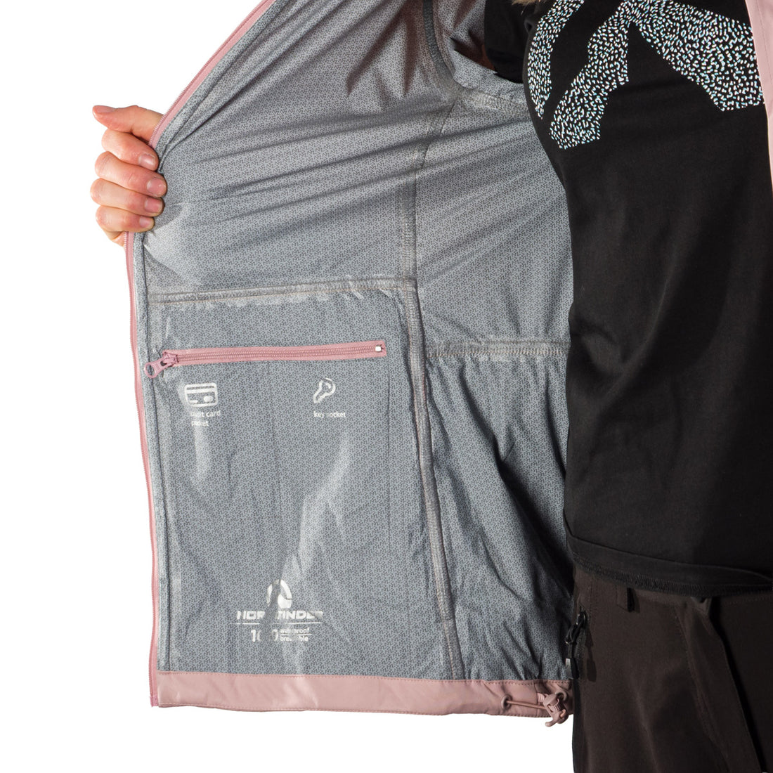  Women's waterproof multisport packable jacket 2.5L NORTHKITPRO1