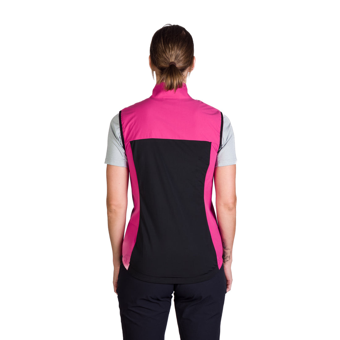 Women's windproof hybrid cycling vest VE-4445MB MAKENNA