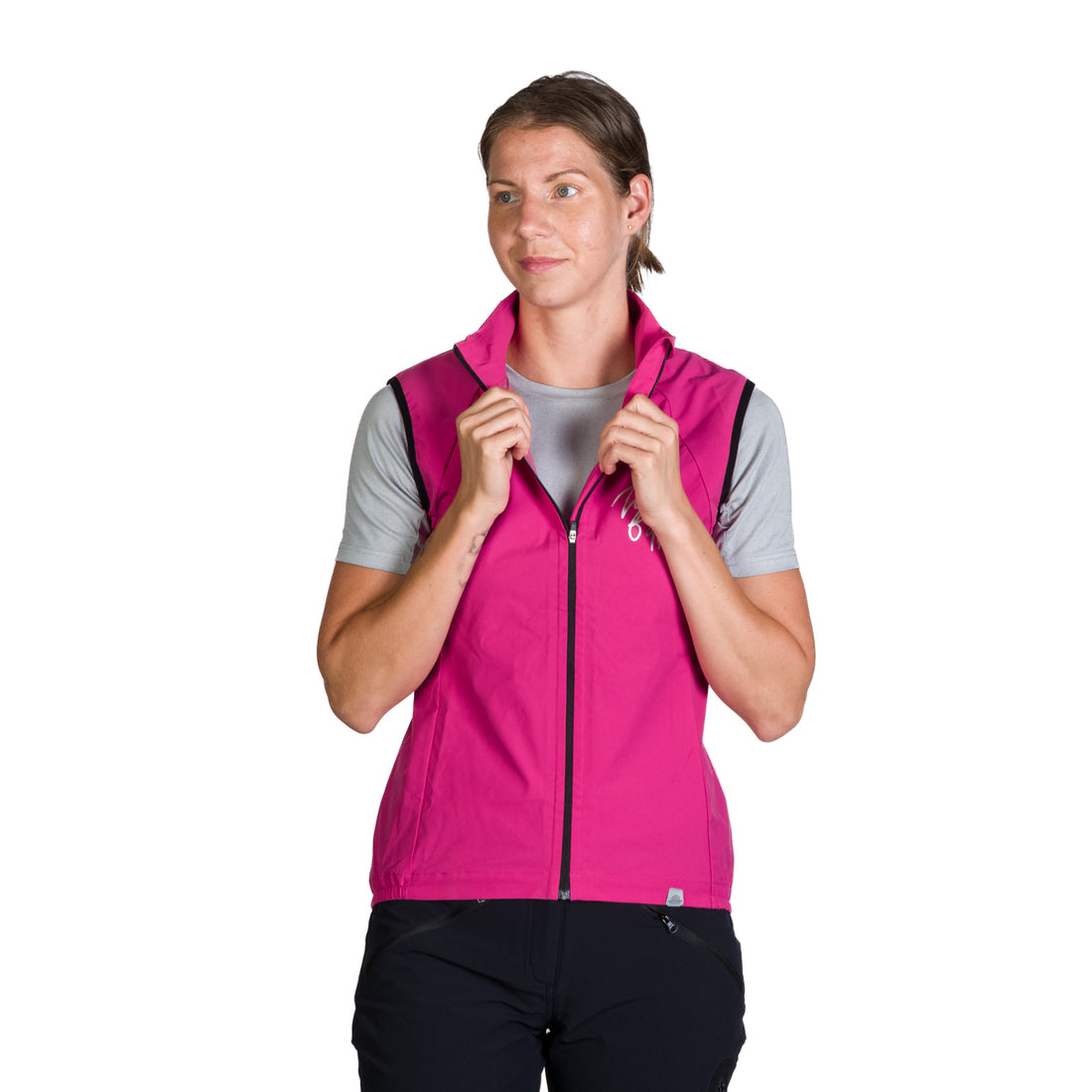 Women's windproof hybrid cycling vest VE-4445MB MAKENNA