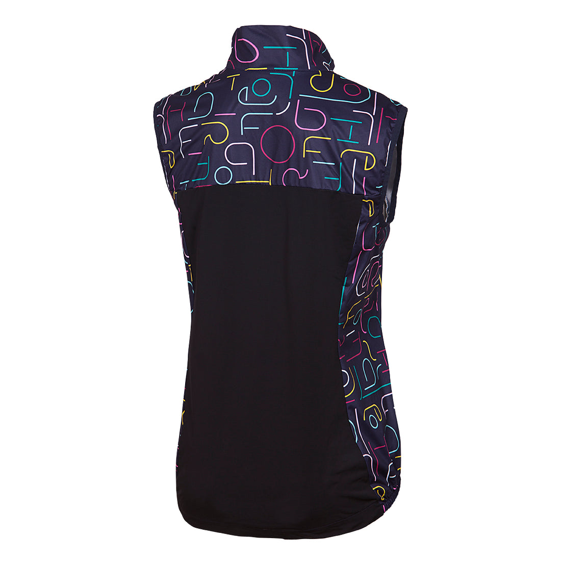 Women's windproof hybrid cycling vest VE-4445MB MAKENNA
