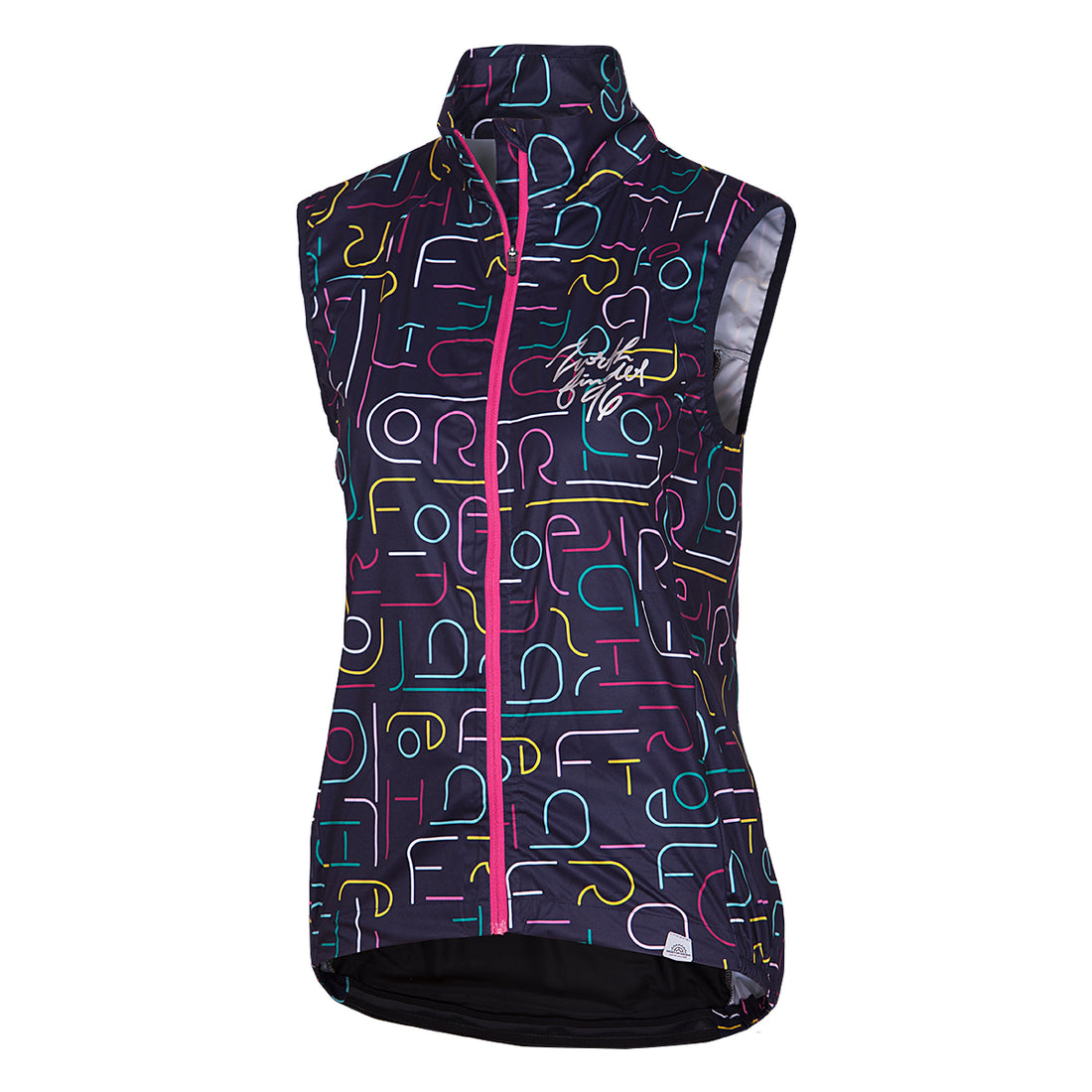 Women's windproof hybrid cycling vest VE-4445MB MAKENNA